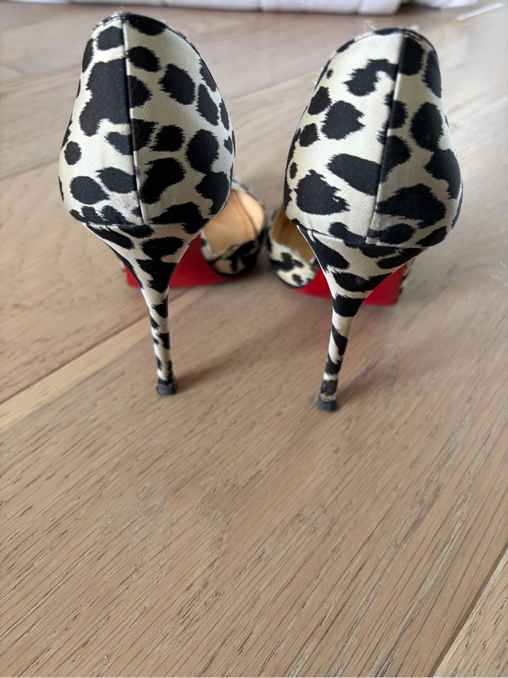 Christian Louboutin Animal Print Iriza Heels Size 7 - Picture 5 of 8